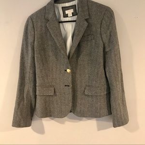 J Crew Herringbone Blazer